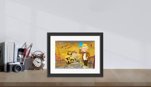 I Just Want To Be Happy - Hand Signed Giclée Print